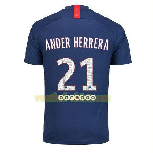 ander herrera 21 paris saint germain thuis shirt 2019-2020 mannen