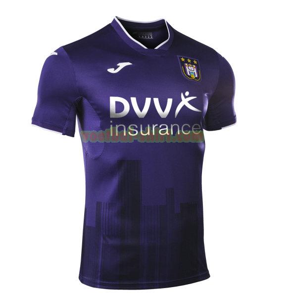 anderlecht thuis shirt 2020-2021 thailand purper mannen