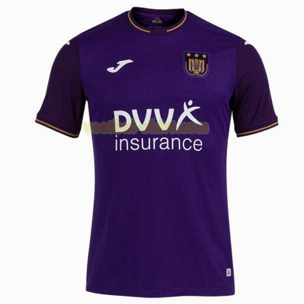 anderlecht thuis shirt 2021 2022 thailand purper mannen