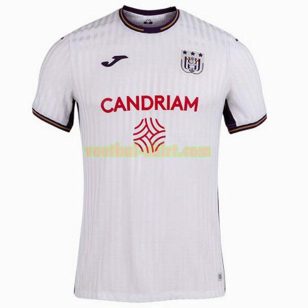 anderlecht uit shirt 2021 2022 thailand wit mannen