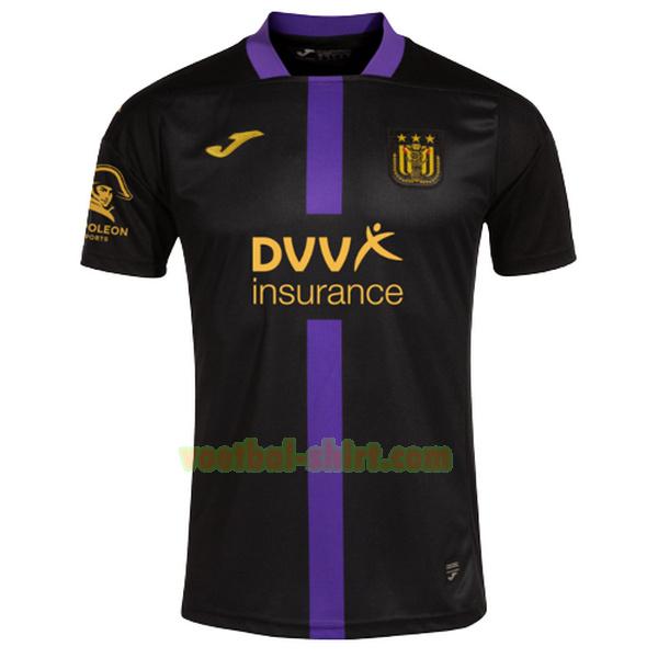 anderlecht uit shirt 2023 2024 thailand zwart mannen