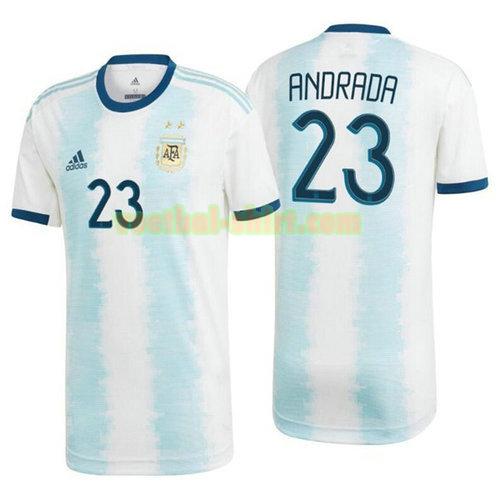 andrada 23 argentinië thuis shirt 2020 mannen