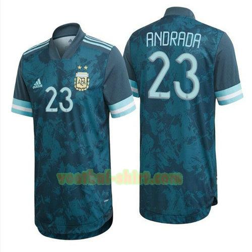 andrada 23 argentinië uit shirt 2020 mannen