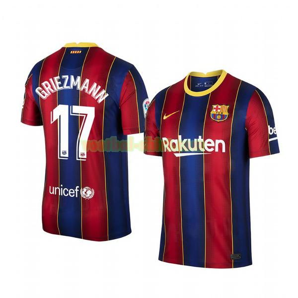 antoine griezmann 17 barcelona thuis shirt 2020-2021 mannen