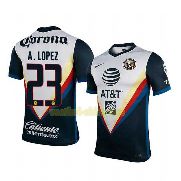 antonio lopez 23 club america uit shirt 2020-2021 mannen