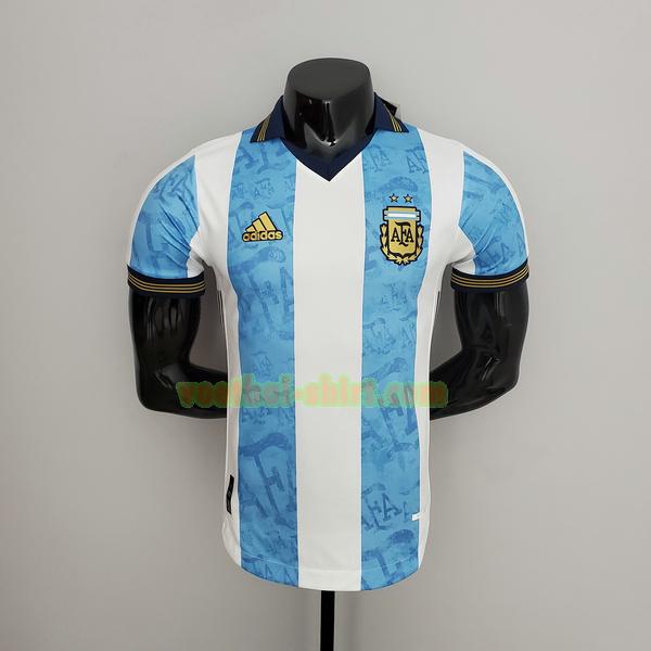 argentinië player special edition shirt 2022 2023 blauw wit mannen