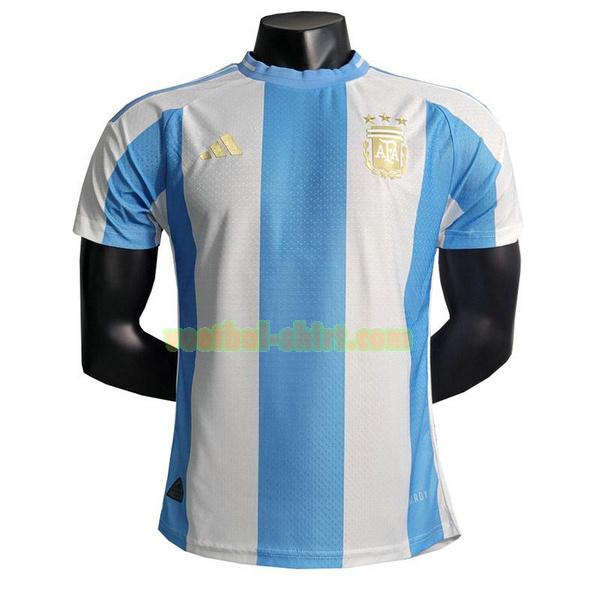 argentinië player thuis shirt 2023 blauw wit mannen