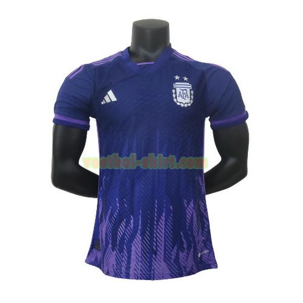 argentinië player uit shirt 2022 blauw mannen