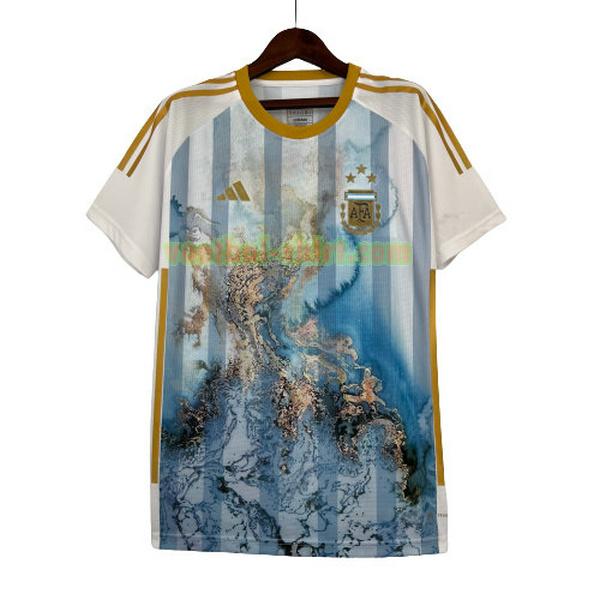 argentinië special edition shirt 2023 blauw wit mannen