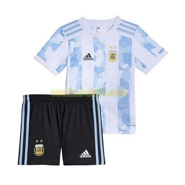 argentinië thuis shirt 2021 2022 blauw wit kinderen