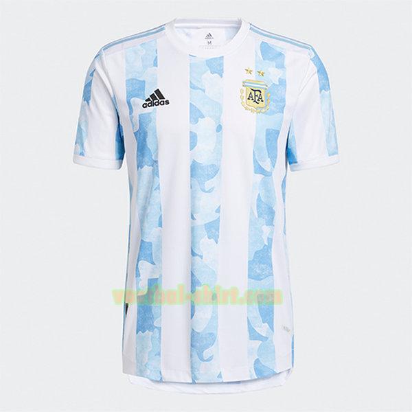 argentinië thuis shirt 2021 2022 thailand blauw wit mannen