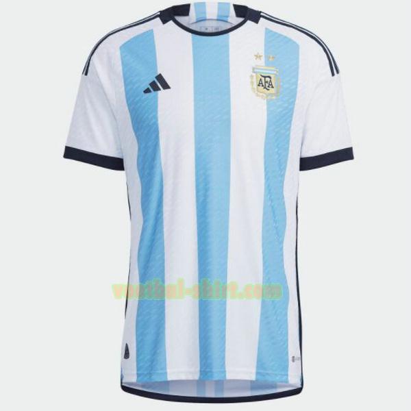 argentinië thuis shirt 2022 2023 wit mannen