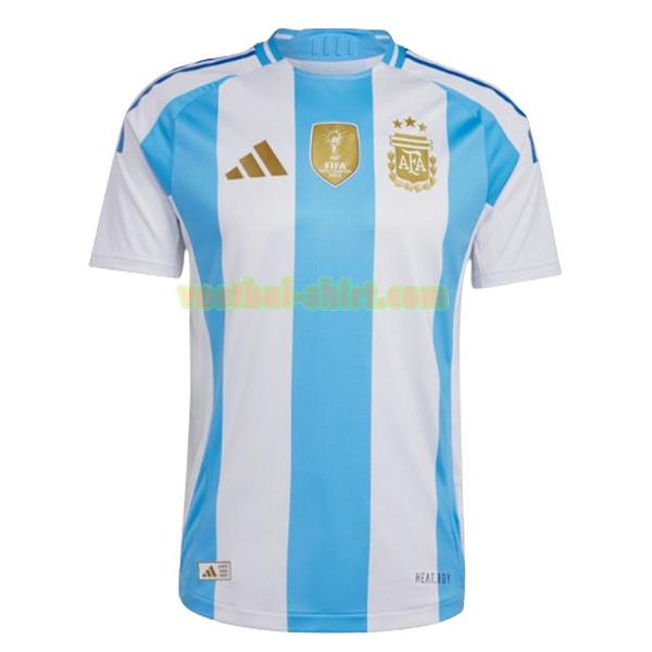 argentinië thuis shirt 2024 wit mannen