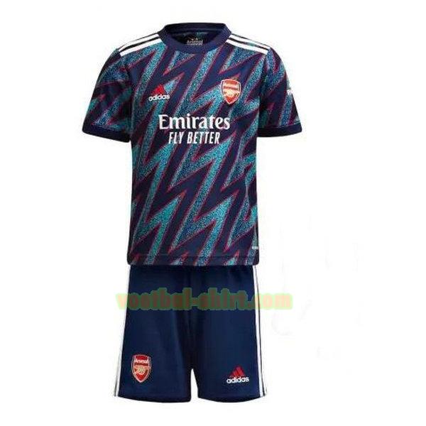 arsenal 3e shirt 2021 2022 blauw kinderen