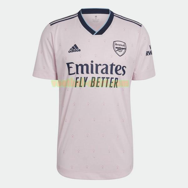 arsenal 3e shirt 2022 2023 roze mannen