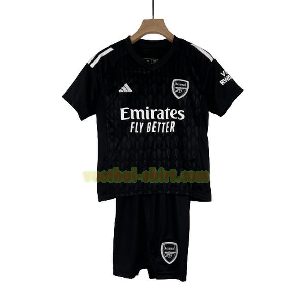 arsenal doelman shirt 2023 2024 zwart kinderen