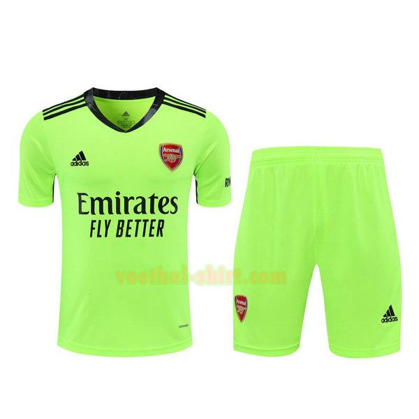 arsenal doelman shirts+pantalón 2021 groen mannen