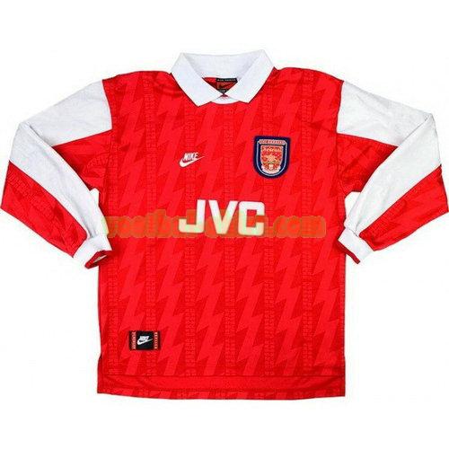 arsenal lange mouwen thuis shirt 1994 1995 mannen