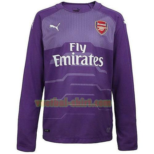 arsenal lange mouwen uit doelman shirt 2018-2019 mannen