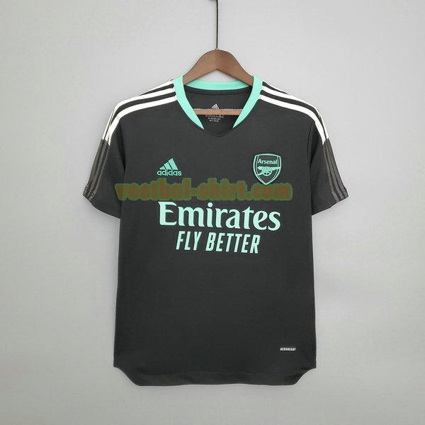 arsenal opleiding shirt 2021 2022 zwart mannen