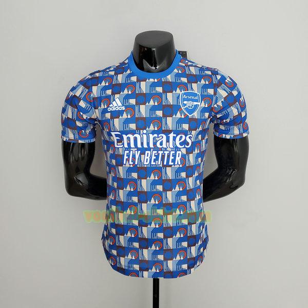 arsenal player special edition shirt 2022 2023 blauw mannen