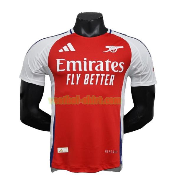 arsenal player thuis shirt 2024 2025 rood mannen