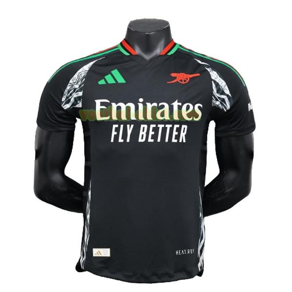 arsenal player uit shirt 2024 2025 zwart mannen