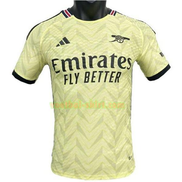 arsenal player uit voetbalshirt 2023 2024 geel mannen