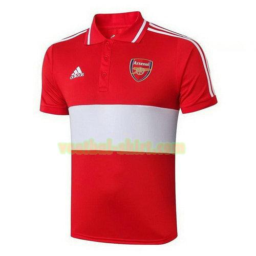 arsenal poloshirt 19-20 rood mannen