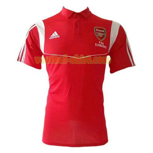 arsenal poloshirt 2019-2020 rood mannen