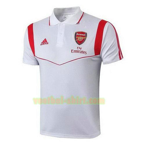 arsenal poloshirt 2019-2020 wit mannen