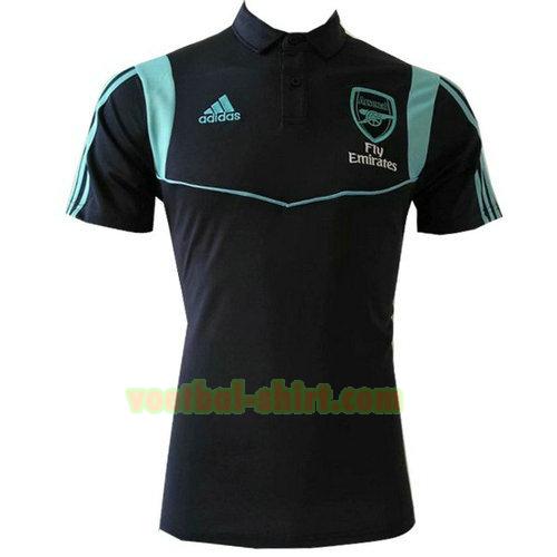 arsenal poloshirt 2019-2020 zwart mannen