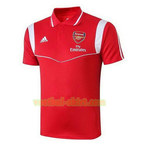 arsenal poloshirt 2019 2020 rood mannen