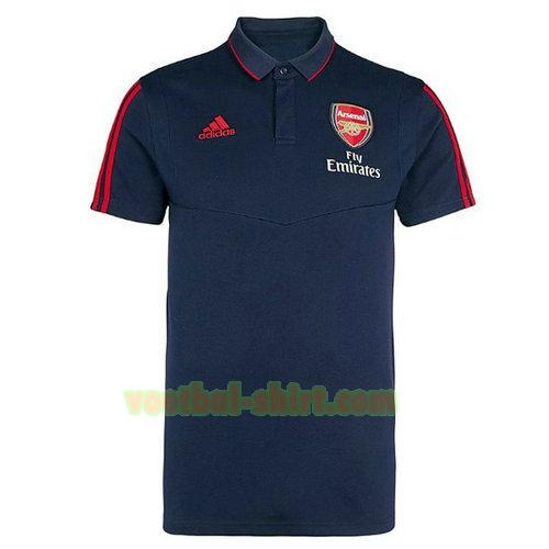 arsenal poloshirt 2019 20 blauw mannen