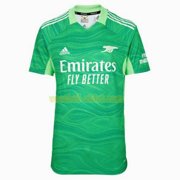 arsenal portero shirt 2021 2022 groen mannen