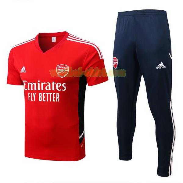 arsenal set polo 2022 2023 rood mannen