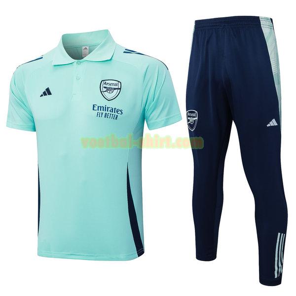 arsenal set polo 2024 2025 groen mannen
