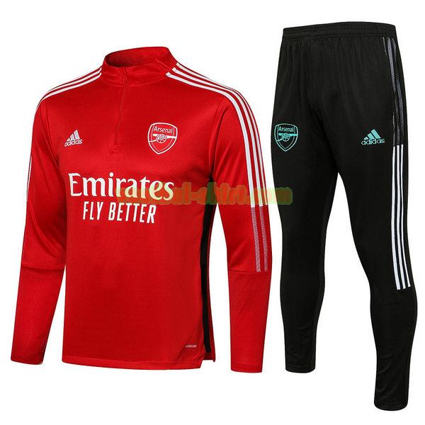 arsenal set trainingspak 2021 2022 rood mannen