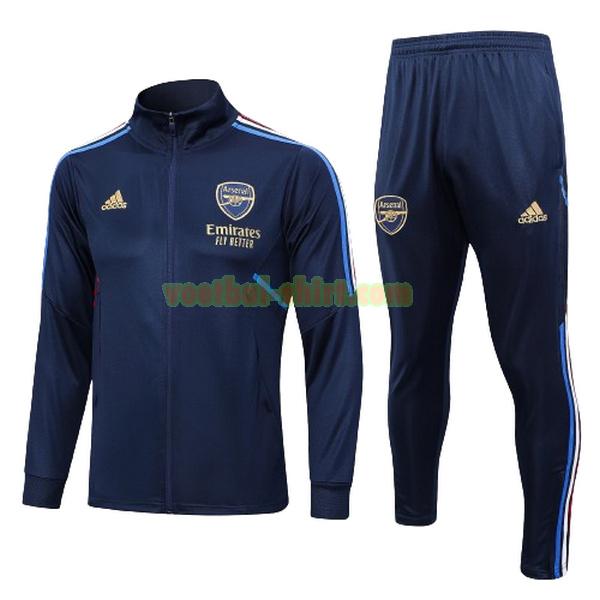 arsenal set trainingspak 2023 2024 blauw kinderen