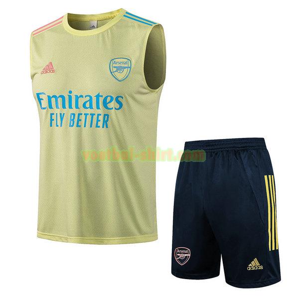 arsenal set vest 2021 2022 geel mannen