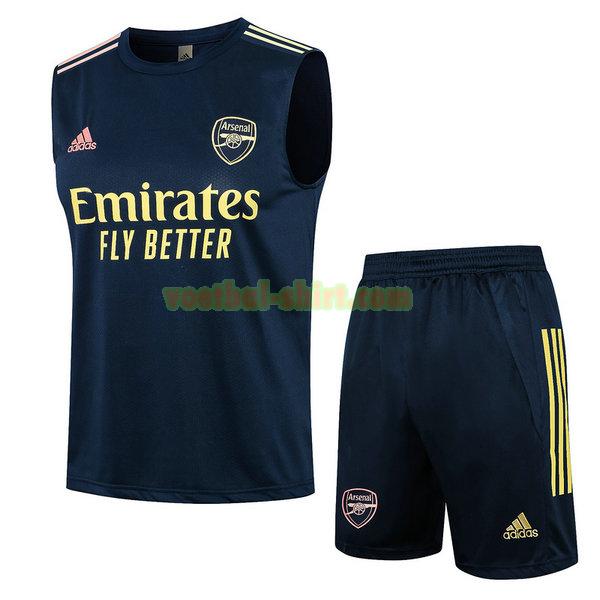 arsenal set vest 2021 2022 zwart mannen