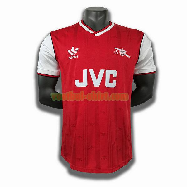 arsenal thuis player shirt 1986 rood mannen