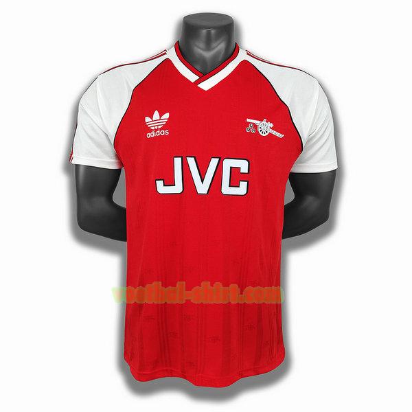 arsenal thuis player shirt 1988 rood mannen