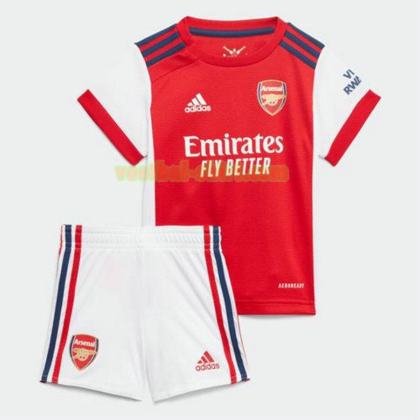 arsenal thuis shirt 2021 2022 rood kinderen