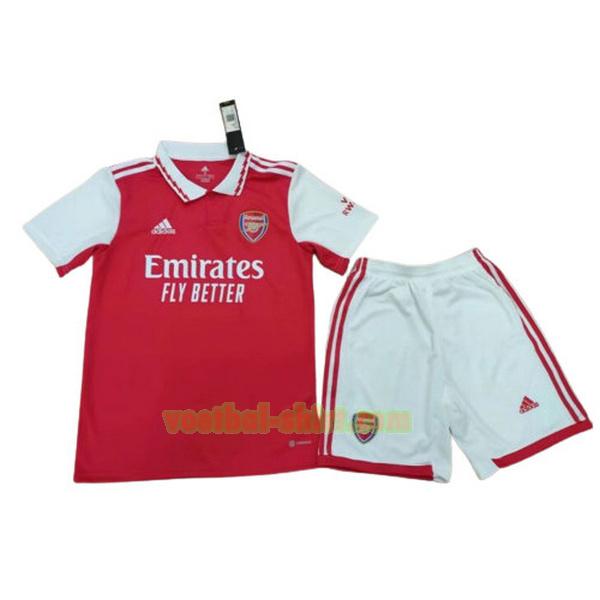 arsenal thuis shirt 2022 2023 rood wit kinderen