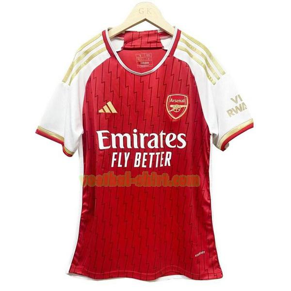 arsenal thuis voetbalshirt 2023 2024 thailand rood mannen