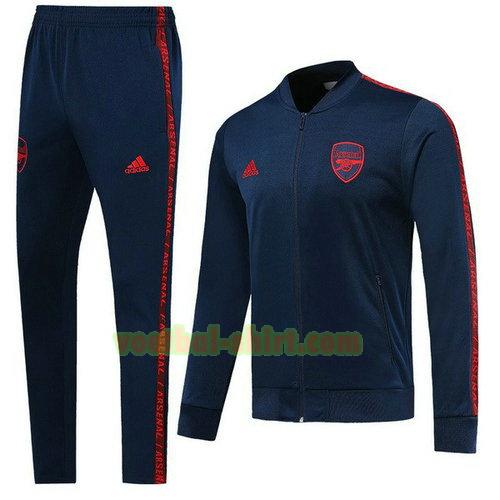 arsenal trainingspak 2019 2020 blauw rood mannen