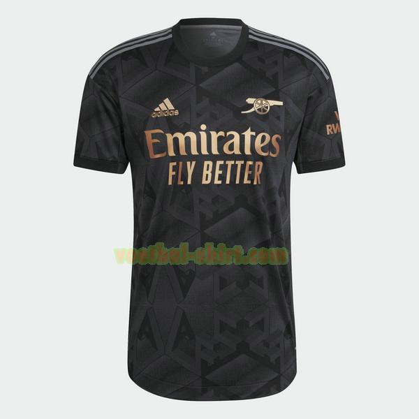 arsenal uit shirt 2022 2023 thailand zwart mannen