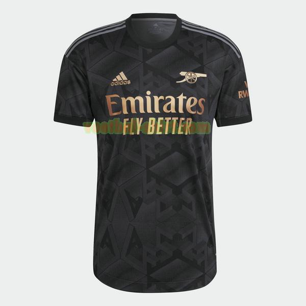 arsenal uit shirt 2022 2023 zwart mannen