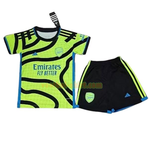 arsenal uit shirt 2023 2024 groen kinderen